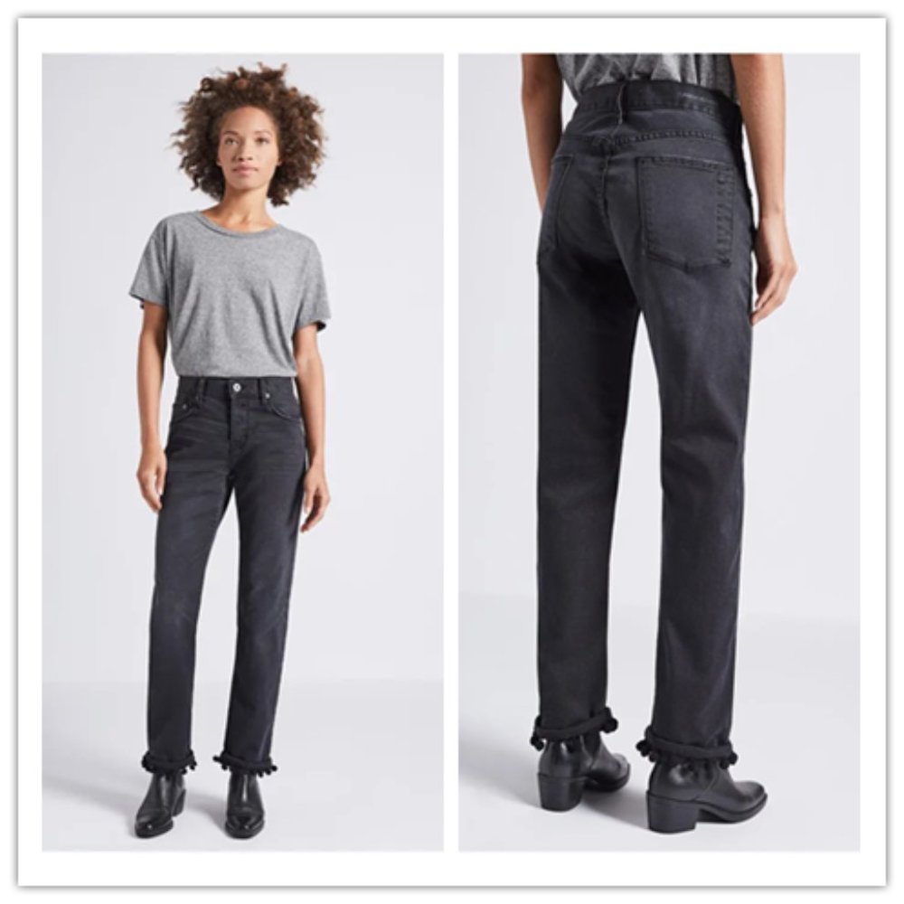 Current/Elliott THE CROPPED STRAIGHT JEANS - Picture 2 of 4